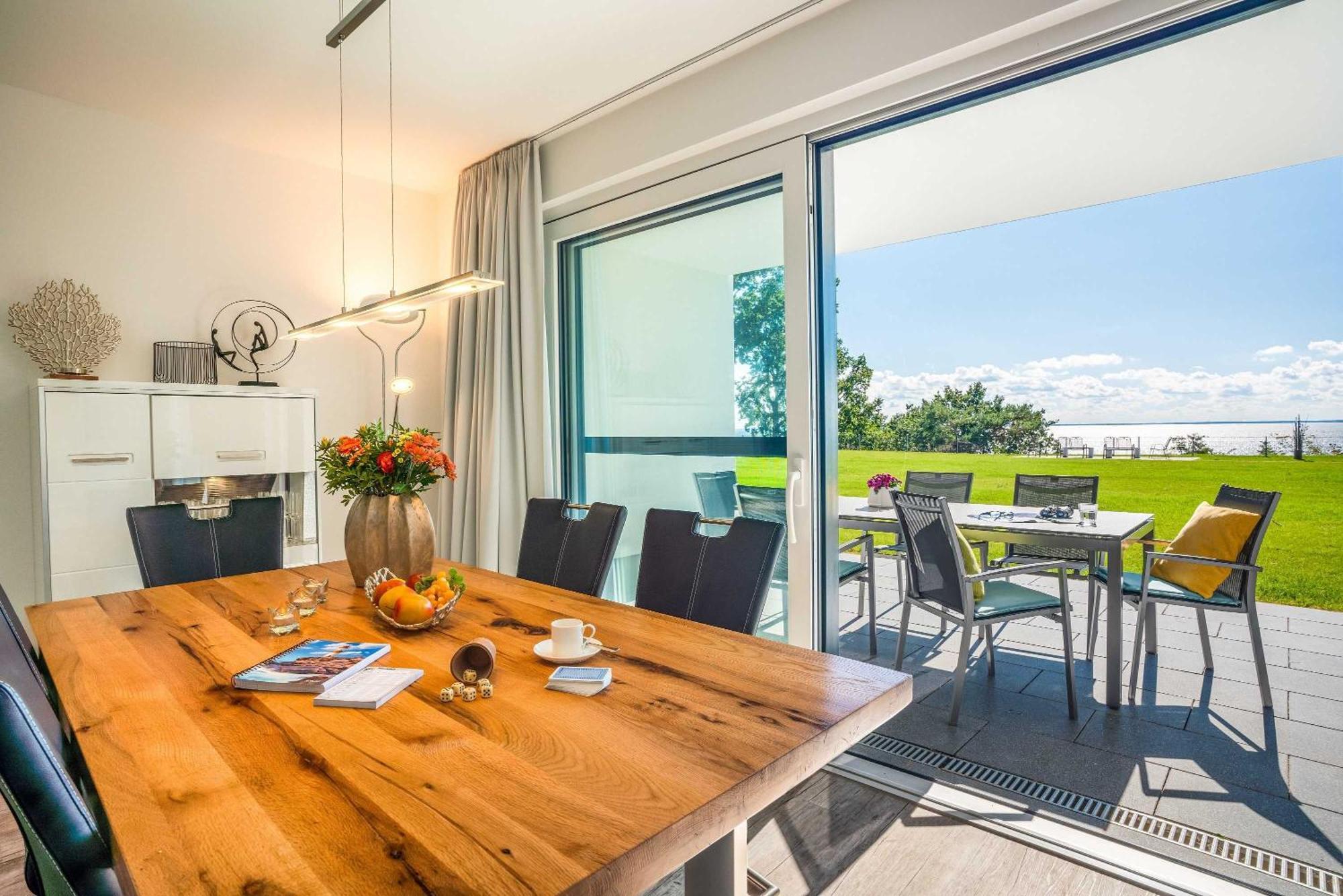 Terrassenwohnung "Kliffgarten" - Oase Am Haff Garz  Luaran gambar